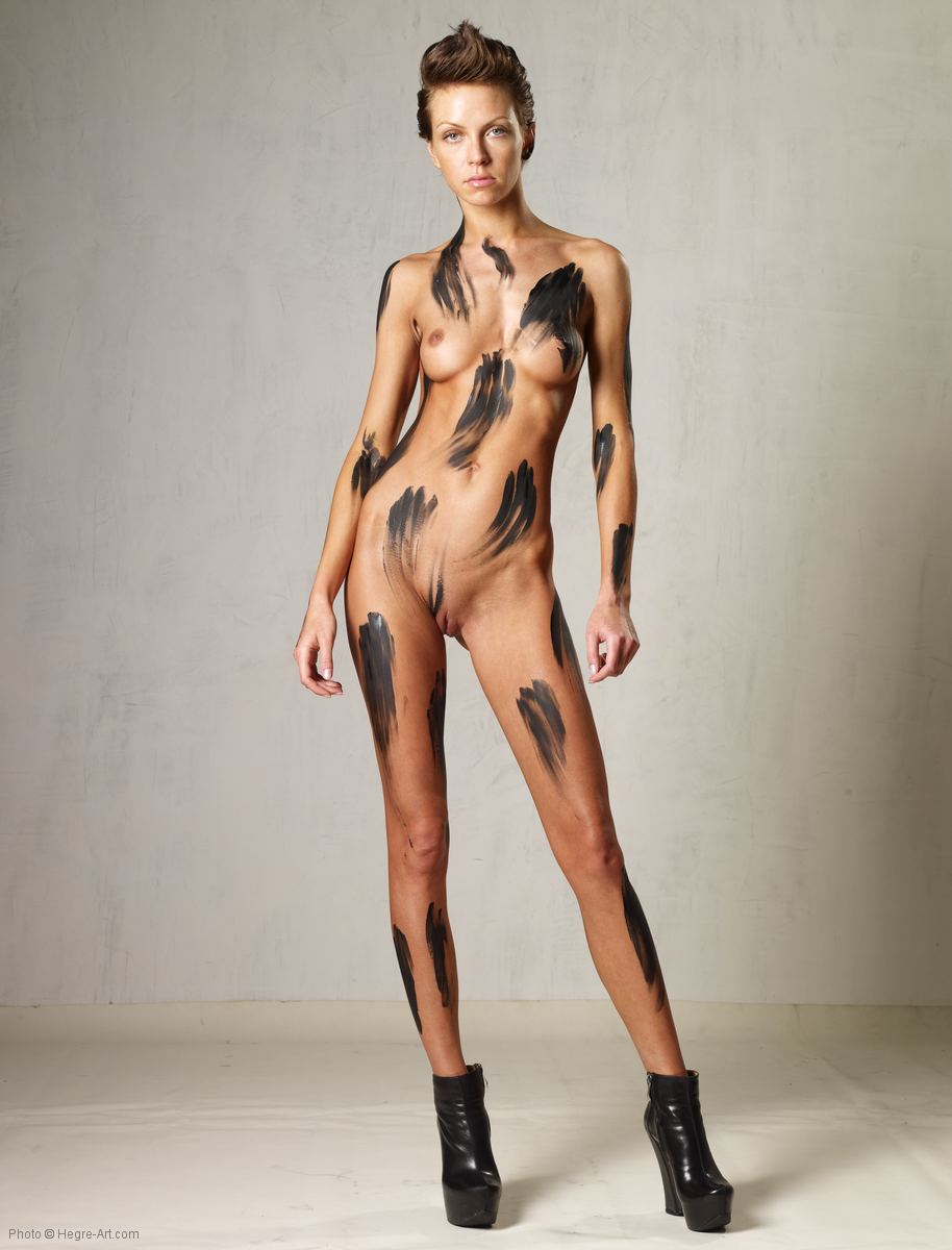 Hegre Art - Olena O - Black Body Paint